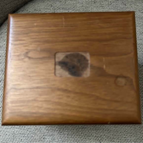 empty Decatur Collection Cigar Box wood vintage with metal tool - Picture 5 of 8